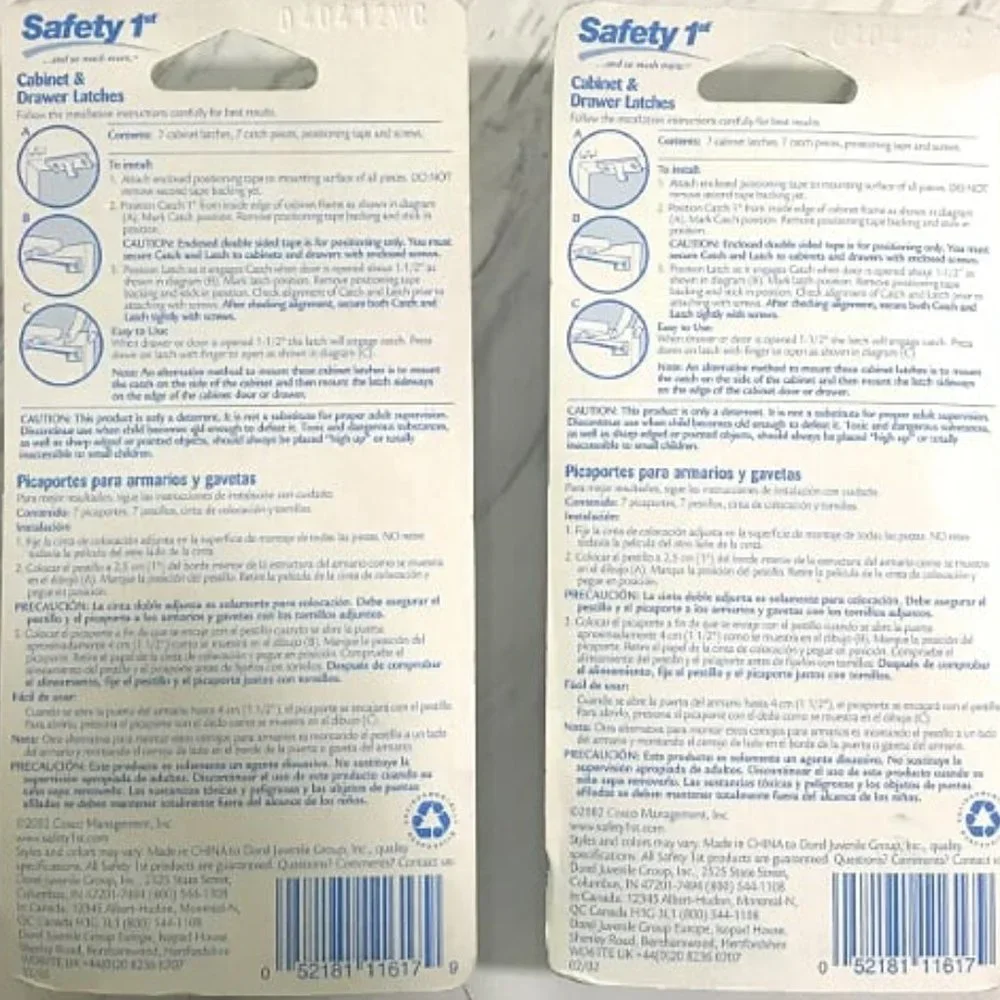 Safety 1st Cabinet and Drawer Latches 7pack